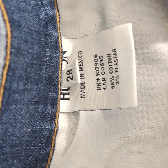 Hudson Muse Crop Skinny Distressed Jean, Sz 28. - Picture 8 of 10